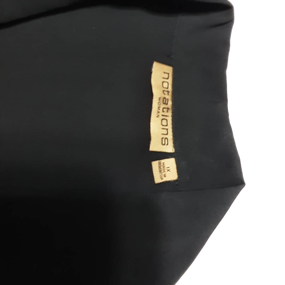 Notations Black Button Down Shirt - image 6